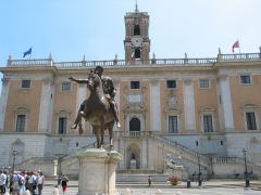 Capitoline Hill - statue of Marcus Aurelius