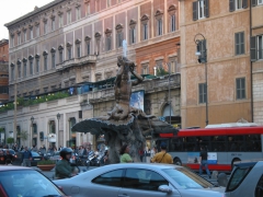 Fontana Tritone on Piazza Barberini