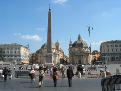 Piazza del Popolo - Egyptian obelisk