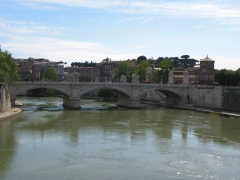 Tiber River - ponte Vittorio Emanuelle